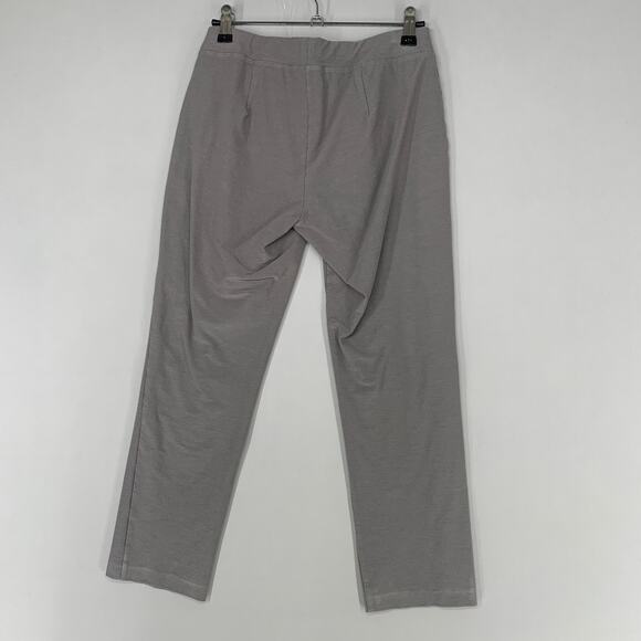 Eileen Fisher Pants Women Petite XXS Gray Pull On Stretch Crepe Straight 23.5 - Picture 7 of 9